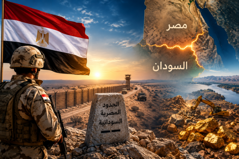Egypt–Sudan Border at Golden Hour